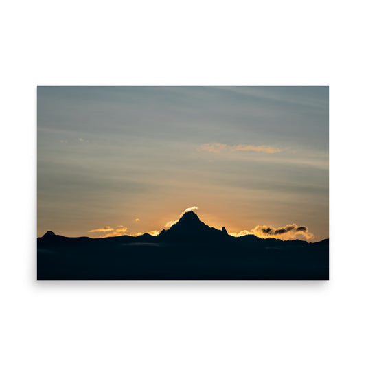 Morning in the Mountains - Premium Luster Photo Paper Poster (in)