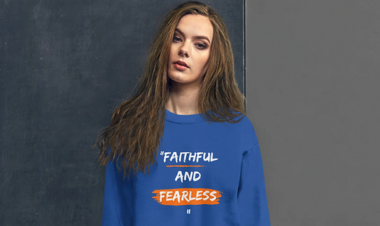 Unisex Sweat T-Shirt: Branded Faithful and Fearless Apparel for Every Journey