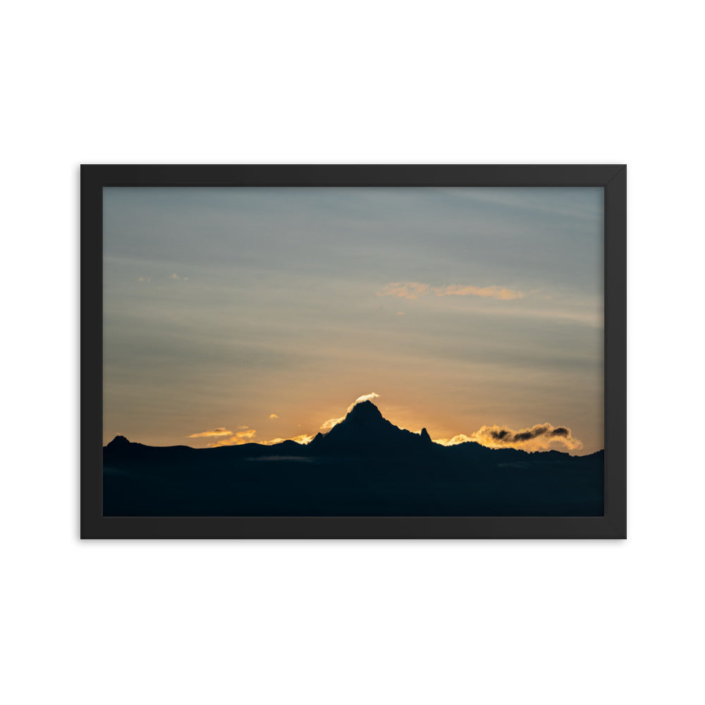 Morning on the Mountain - Enhanced Matte Paper Framed Poster (in)