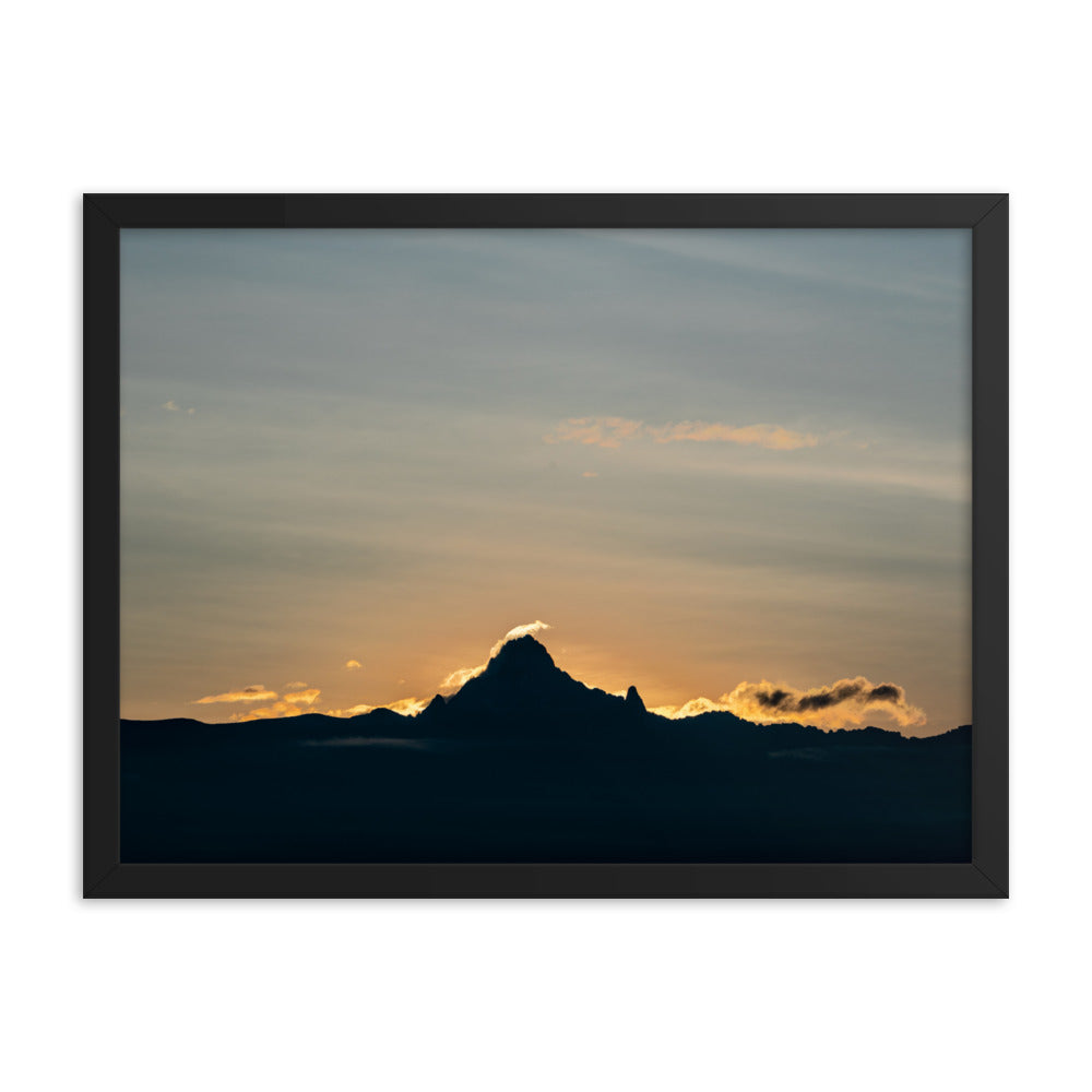 Morning on the Mountain - Enhanced Matte Paper Framed Poster (in)