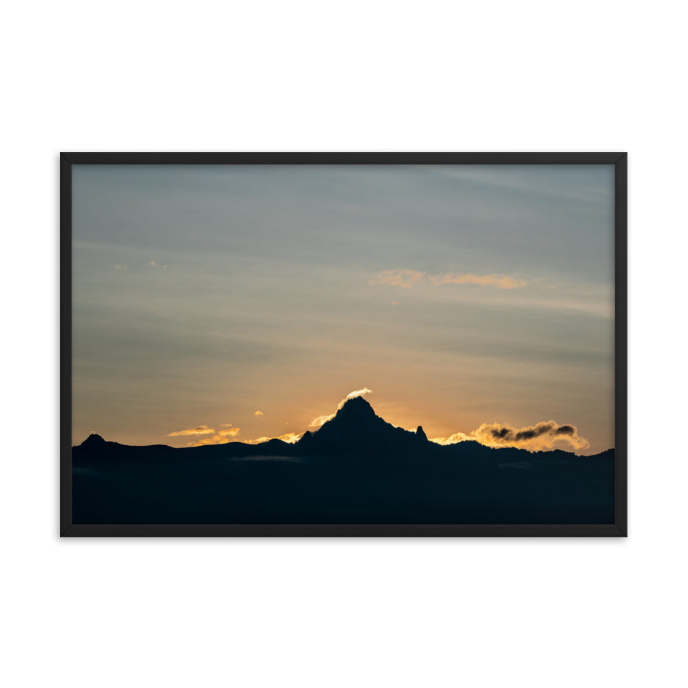 Morning on the Mountain - Enhanced Matte Paper Framed Poster (in)