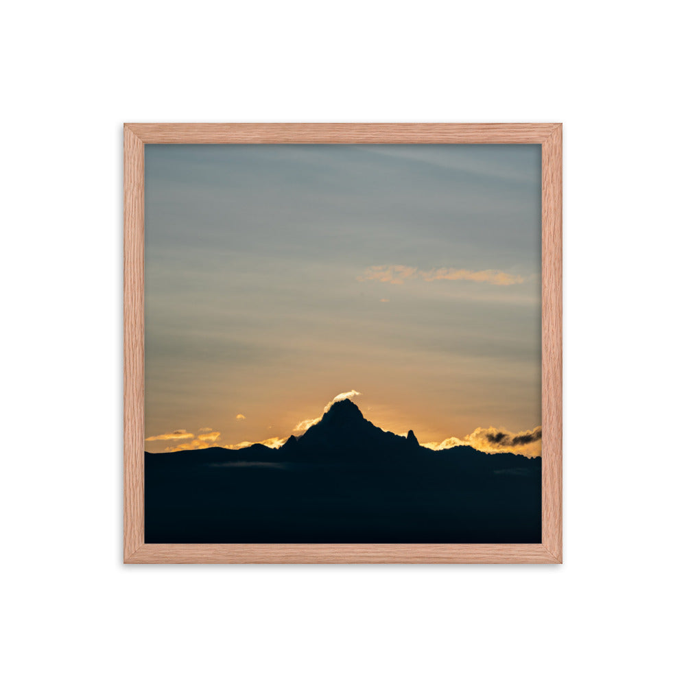 Morning on the Mountain - Enhanced Matte Paper Framed Poster (in)