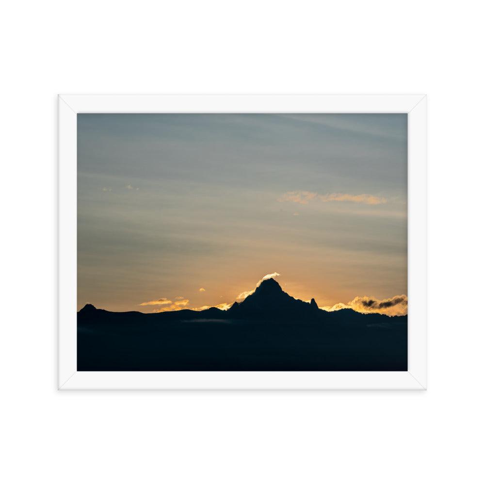 Morning on the Mountain - Enhanced Matte Paper Framed Poster (in)