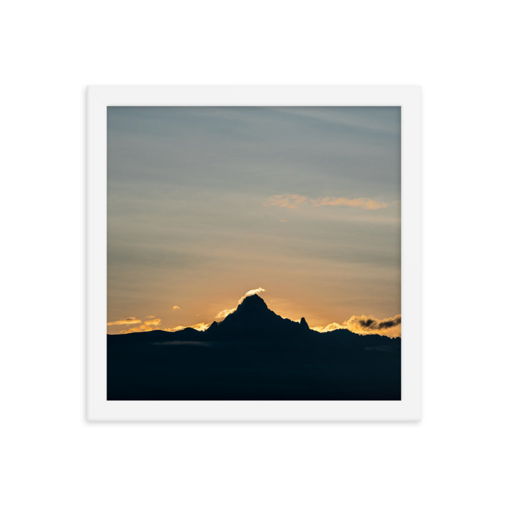 Morning on the Mountain - Enhanced Matte Paper Framed Poster (in)