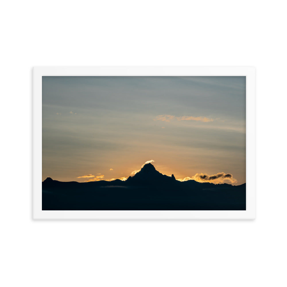 Morning on the Mountain - Enhanced Matte Paper Framed Poster (in)