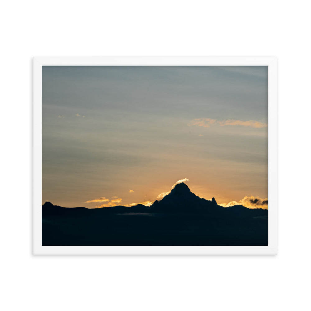 Morning on the Mountain - Enhanced Matte Paper Framed Poster (in)