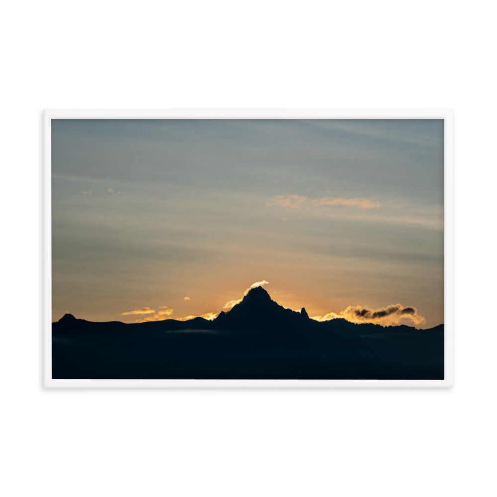 Morning on the Mountain - Enhanced Matte Paper Framed Poster (in)