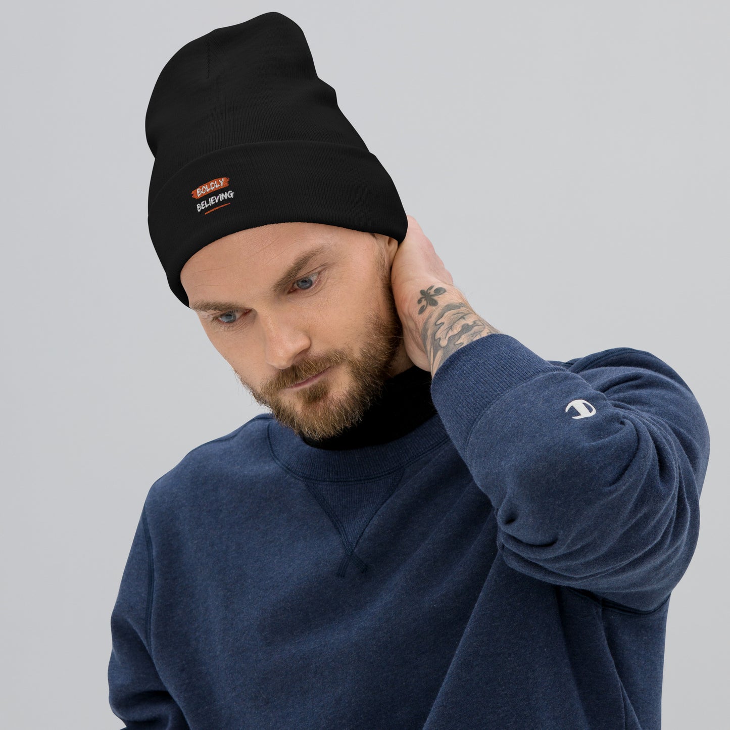 Embroidered Beanie - Boldly Believing