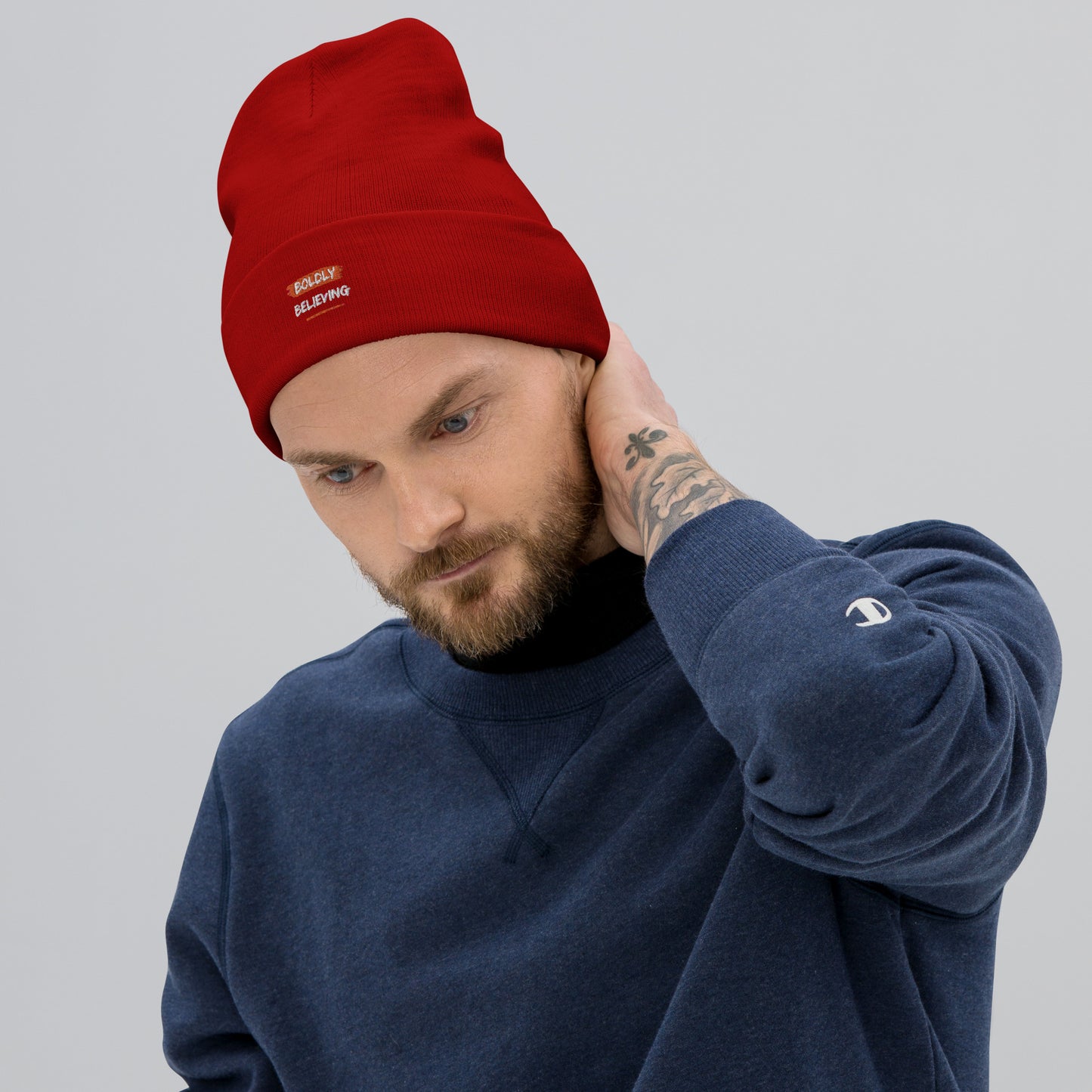 Embroidered Beanie - Boldly Believing