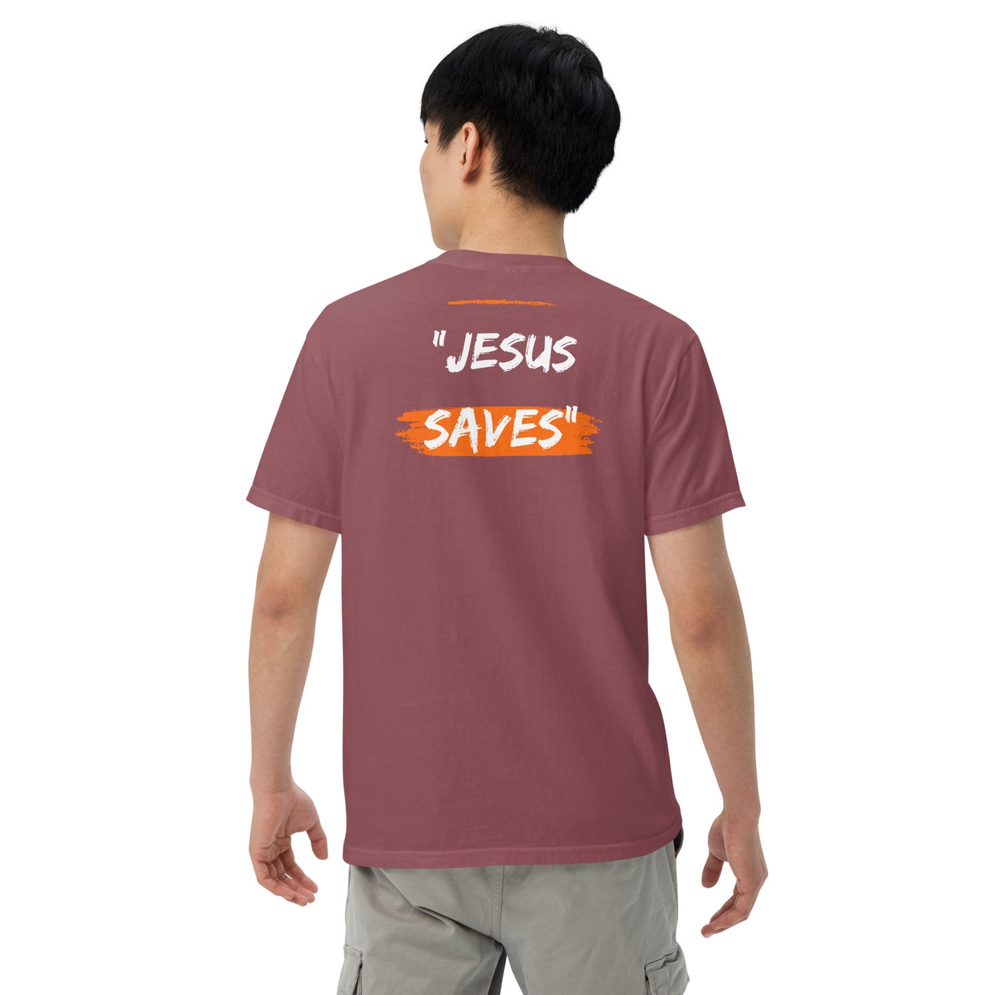 Men’s garment-dyed heavyweight t-shirt - Jesus Saves