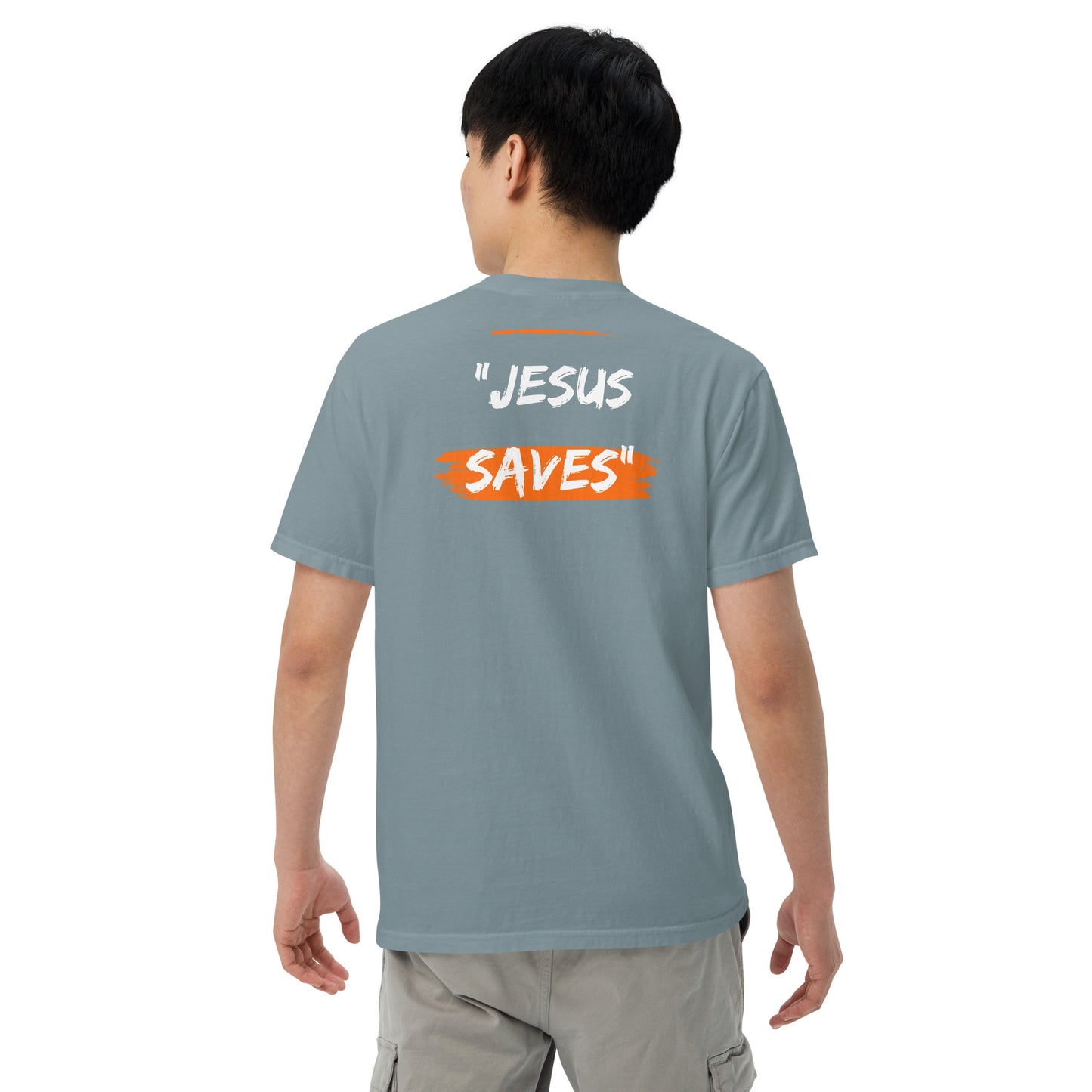 Men’s garment-dyed heavyweight t-shirt - Jesus Saves