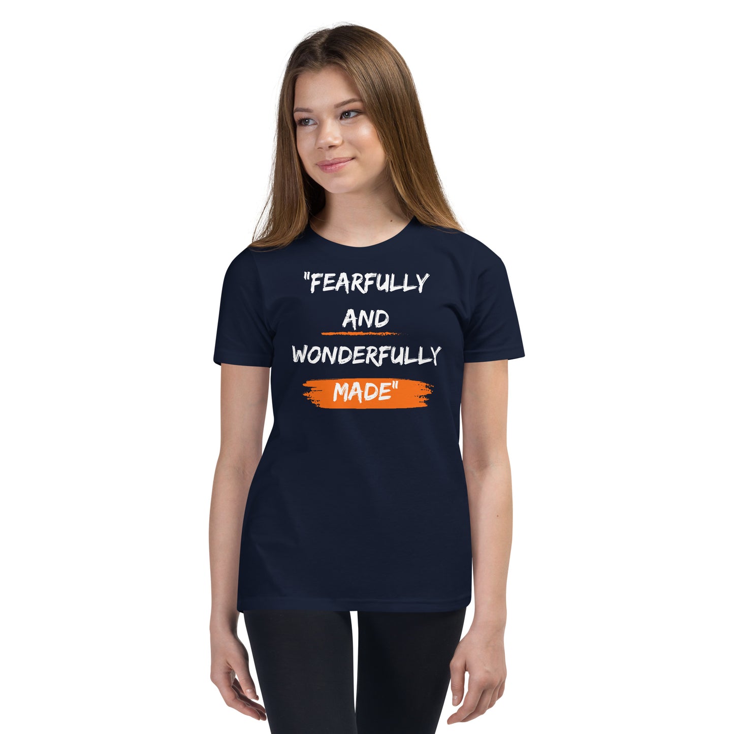 Youth Short Sleeve T-Shirt - Fearfully and Wonderfully Made