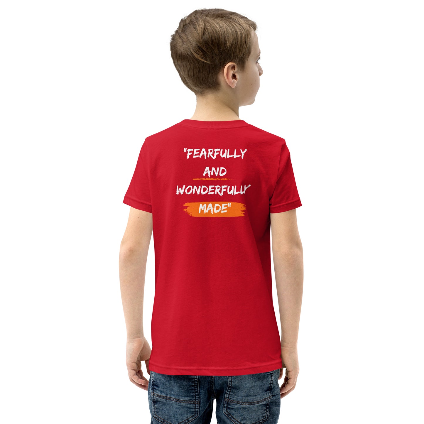 Youth Short Sleeve T-Shirt - Fearfully and Wonderfully Made