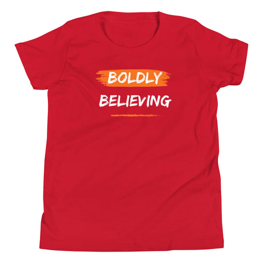 Youth Short Sleeve T-Shirt - Boldly Believing